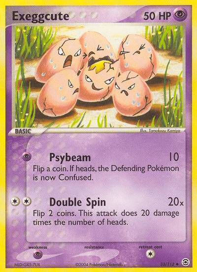 Exeggcute (33/112) [EX: FireRed & LeafGreen] Pokemon Single Pokémon  | Multizone: Comics And Games