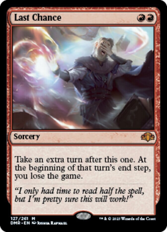 Last Chance [Dominaria Remastered] MTG Single Magic: The Gathering  | Multizone: Comics And Games