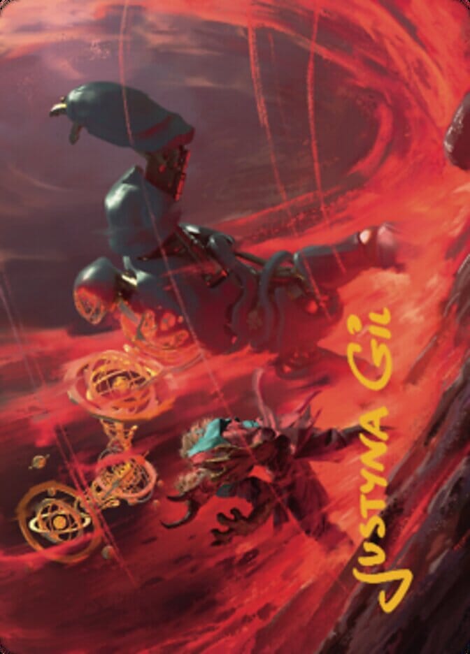 Twinferno Art Card (Gold-Stamped Signature) [Dominaria United Art Series] MTG Single Magic: The Gathering  | Multizone: Comics And Games