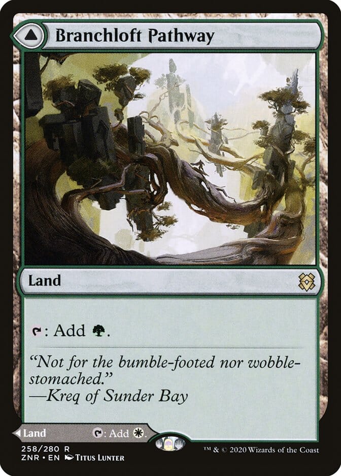 Branchloft Pathway // Boulderloft Pathway [Zendikar Rising] MTG Single Magic: The Gathering  | Multizone: Comics And Games