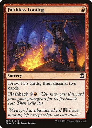 Faithless Looting [Eternal Masters] MTG Single Magic: The Gathering  | Multizone: Comics And Games