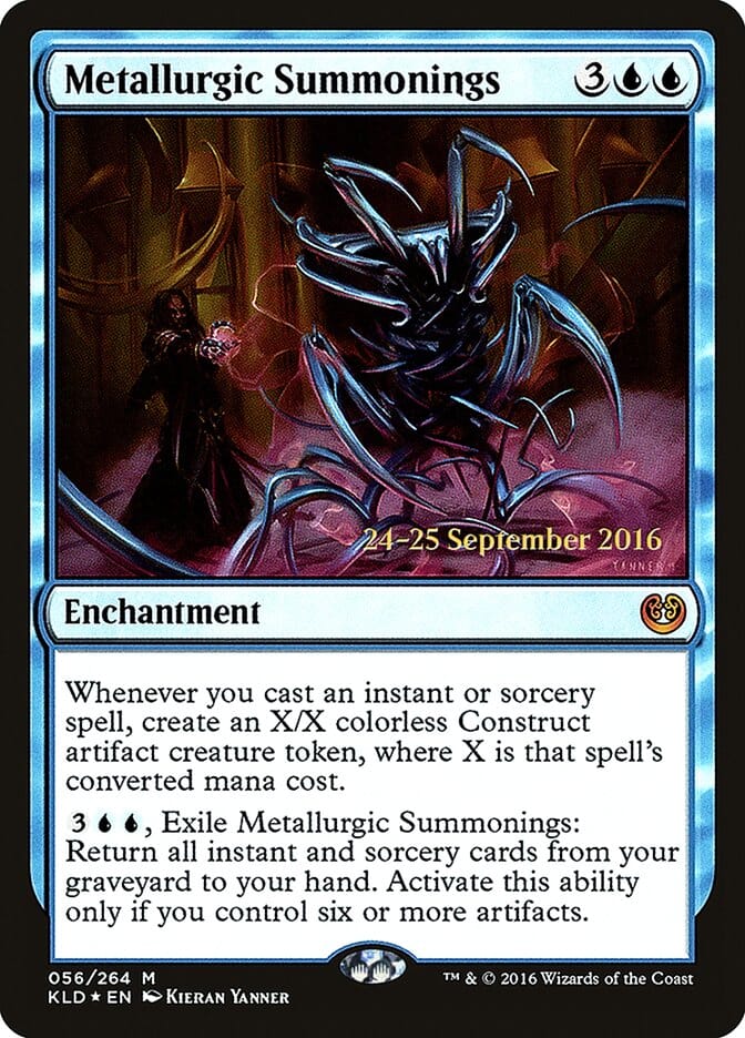 Metallurgic Summonings [Kaladesh Prerelease Promos] MTG Single Magic: The Gathering  | Multizone: Comics And Games