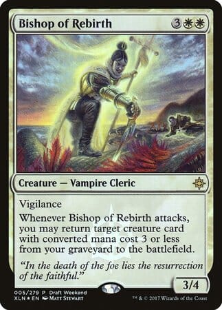 Bishop of Rebirth [Ixalan Promos] MTG Single Magic: The Gathering  | Multizone: Comics And Games