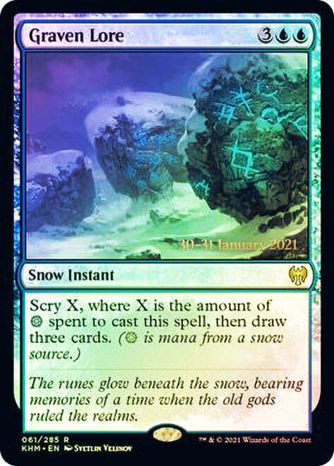 Graven Lore [Kaldheim Prerelease Promos] MTG Single Magic: The Gathering  | Multizone: Comics And Games