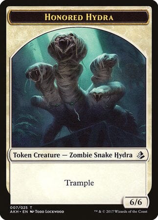 Honored Hydra Token [Amonkhet Tokens] MTG Single Magic: The Gathering  | Multizone: Comics And Games