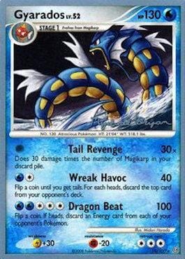 Gyarados LV.52 (19/100) (Happy Luck - Mychael Bryan) [World Championships 2010] Pokemon Single Pokémon  | Multizone: Comics And Games