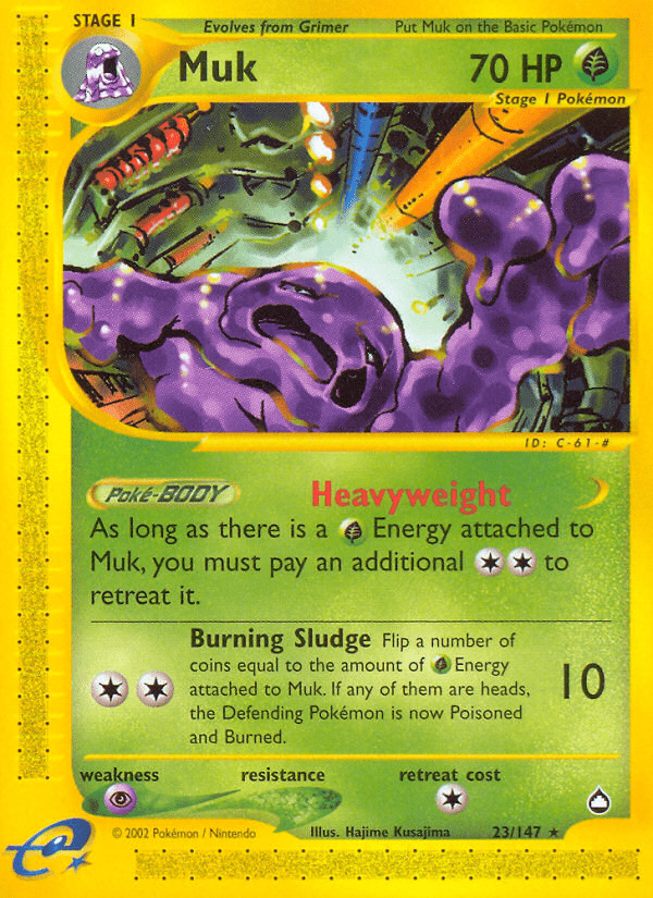 Muk (23/147) [Aquapolis] Pokemon Single Pokémon  | Multizone: Comics And Games