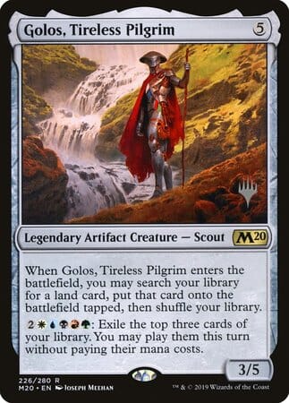 Golos, Tireless Pilgrim [Core Set 2020 Promos] MTG Single Magic: The Gathering  | Multizone: Comics And Games
