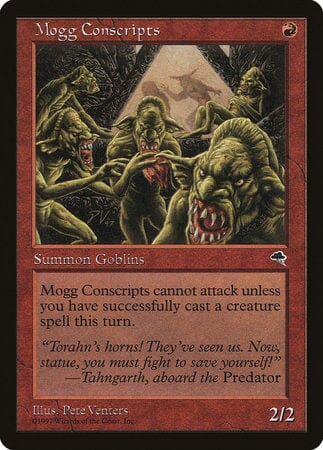 Mogg Conscripts [Tempest] MTG Single Magic: The Gathering  | Multizone: Comics And Games