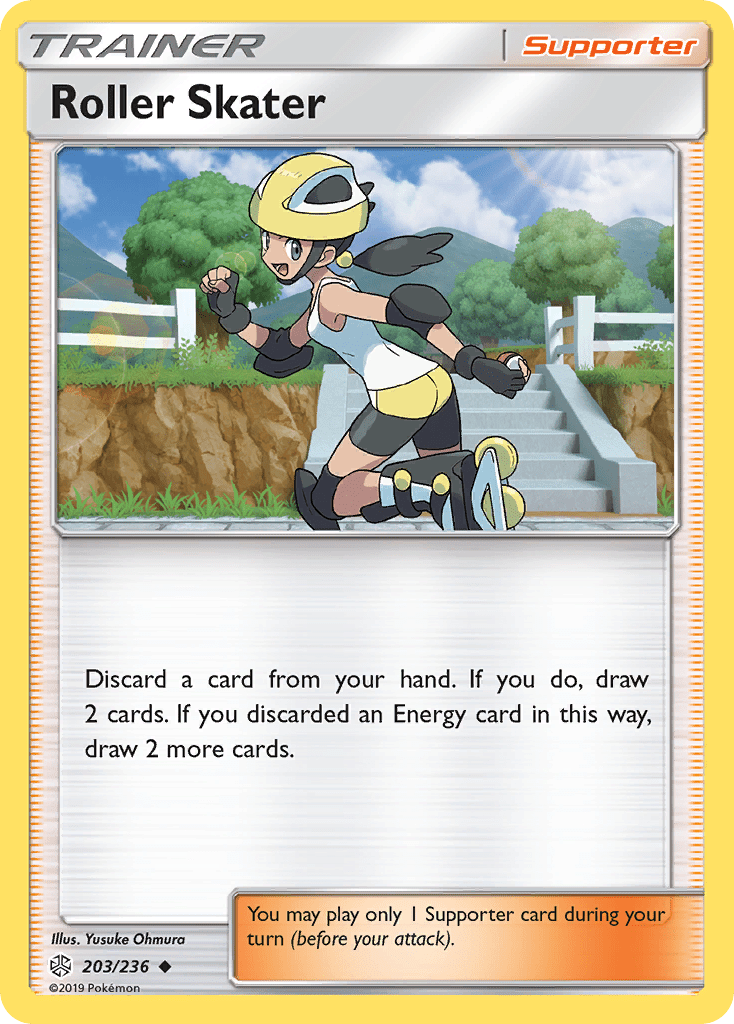 Roller Skater (203/236) [Sun & Moon: Cosmic Eclipse] Pokemon Single Pokémon  | Multizone: Comics And Games