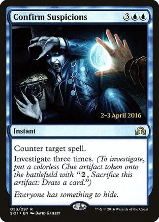 Confirm Suspicions [Shadows over Innistrad Promos] MTG Single Magic: The Gathering  | Multizone: Comics And Games