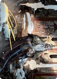 Narfi, Betrayer King Art Card (Gold-Stamped Signature) [Kaldheim: Art Series] MTG Single Magic: The Gathering  | Multizone: Comics And Games