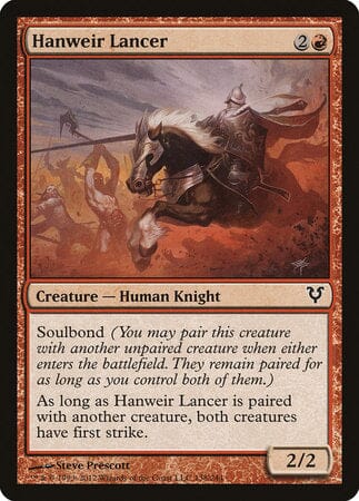 Hanweir Lancer [Avacyn Restored] MTG Single Magic: The Gathering  | Multizone: Comics And Games
