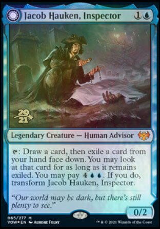 Jacob Hauken, Inspector // Hauken's Insight [Innistrad: Crimson Vow Prerelease Promos] MTG Single Magic: The Gathering  | Multizone: Comics And Games