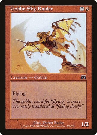 Goblin Sky Raider [Onslaught] MTG Single Magic: The Gathering  | Multizone: Comics And Games
