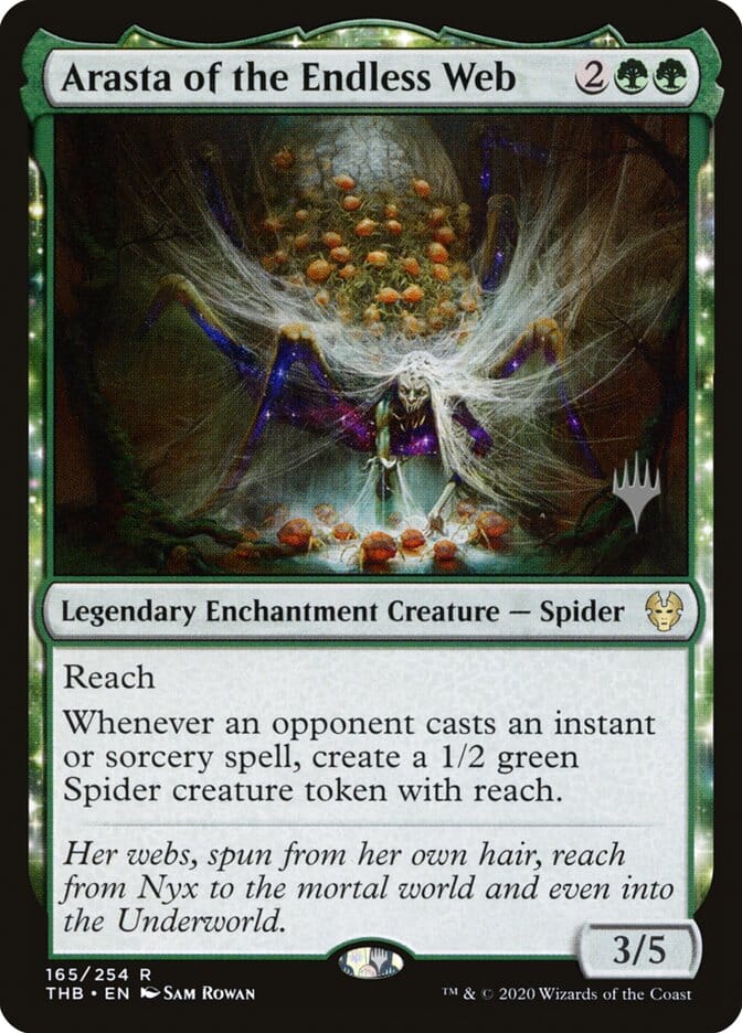 Arasta of the Endless Web (Promo Pack) [Theros Beyond Death Promos] MTG Single Magic: The Gathering  | Multizone: Comics And Games