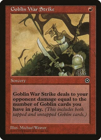 Goblin War Strike [Portal Second Age] MTG Single Magic: The Gathering  | Multizone: Comics And Games