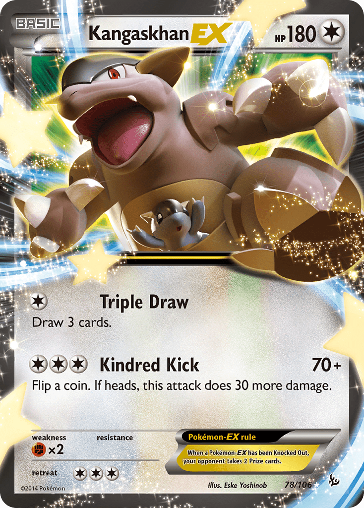 Kangaskhan EX (78/106) [XY: Flashfire] Pokemon Single Pokémon  | Multizone: Comics And Games