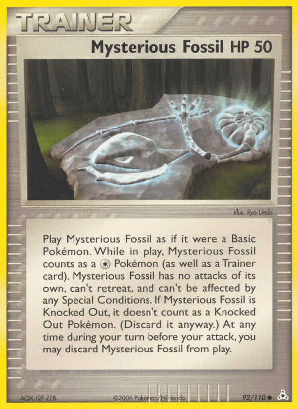 Mysterious Fossil (92/110) [EX: Holon Phantoms] Pokemon Single Pokémon  | Multizone: Comics And Games
