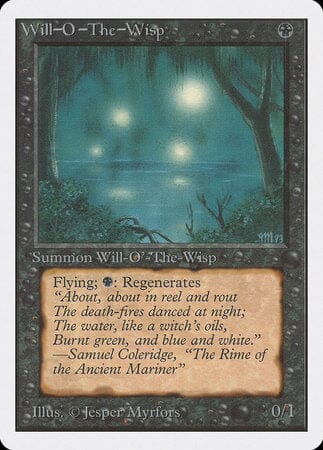 Will-o'-the-Wisp [Unlimited Edition] MTG Single Magic: The Gathering  | Multizone: Comics And Games