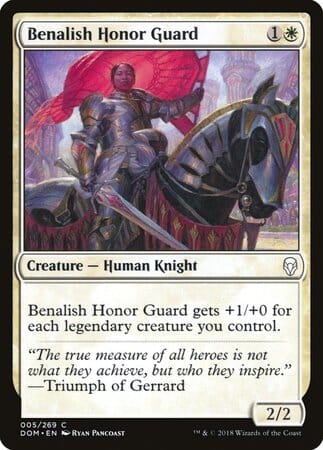 Benalish Honor Guard [Dominaria] MTG Single Magic: The Gathering  | Multizone: Comics And Games