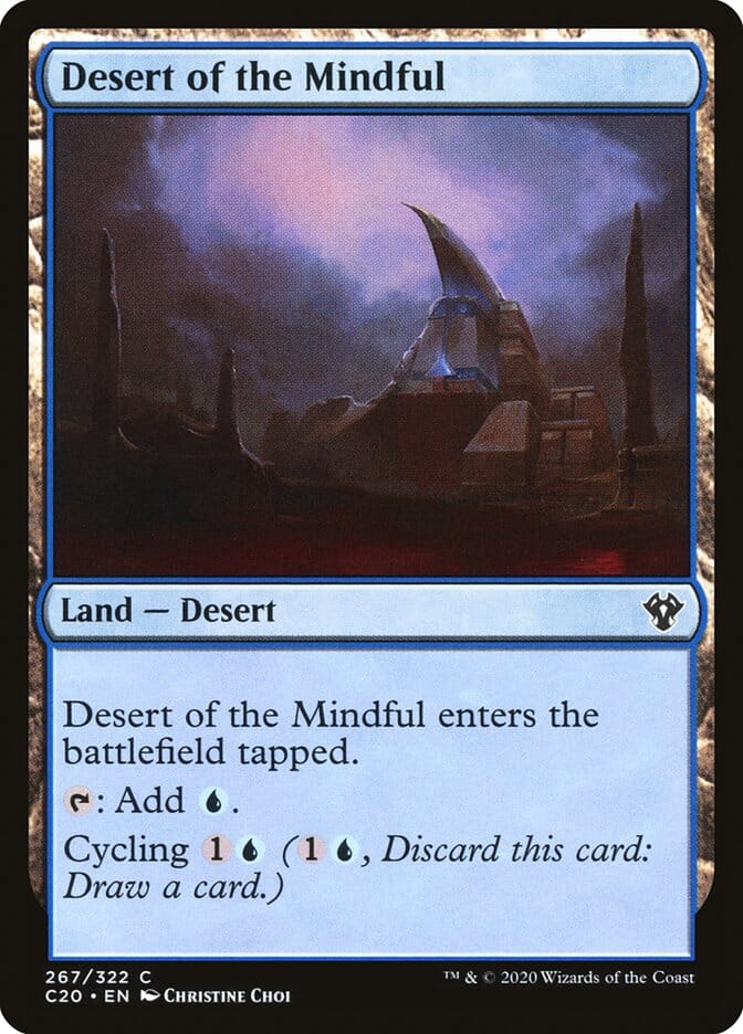 Desert of the Mindful [Commander 2020] MTG Single Magic: The Gathering  | Multizone: Comics And Games