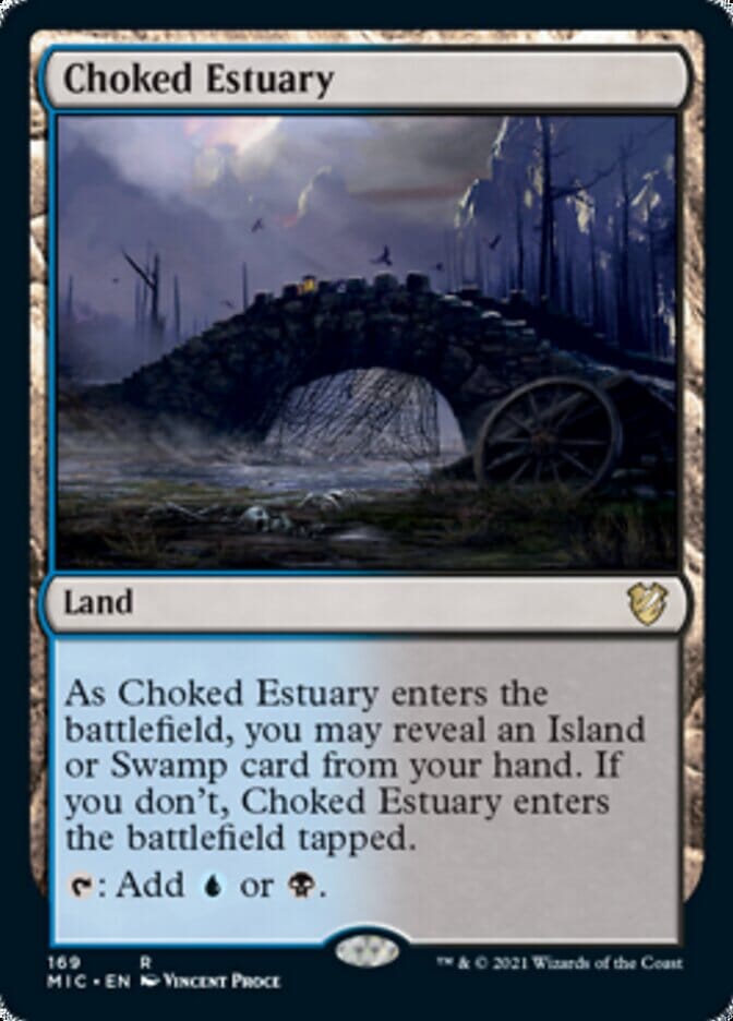 Choked Estuary [Innistrad: Midnight Hunt Commander] MTG Single Magic: The Gathering  | Multizone: Comics And Games