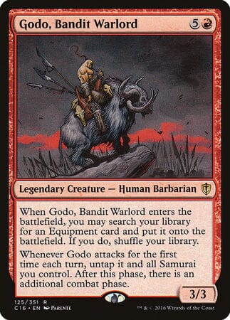 Godo, Bandit Warlord [Commander 2016] MTG Single Magic: The Gathering  | Multizone: Comics And Games