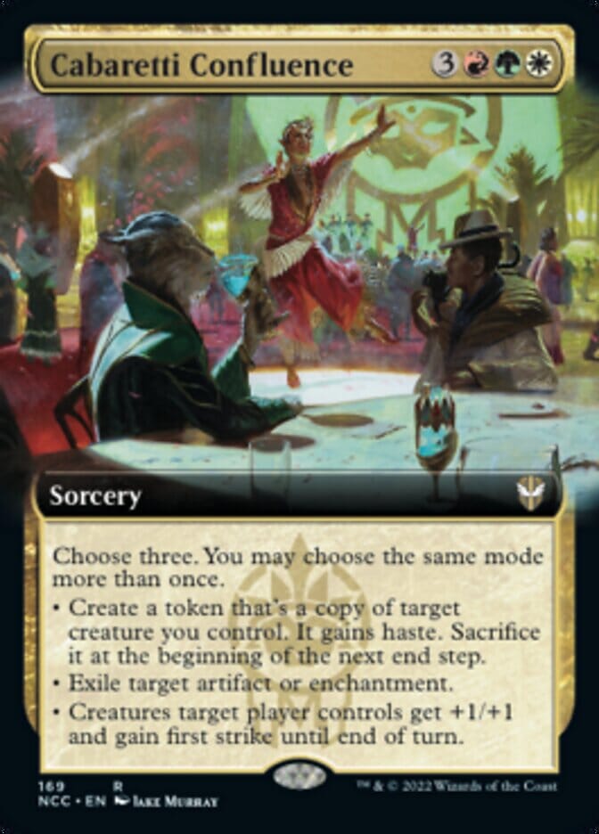 Cabaretti Confluence (Extended Art) [Streets of New Capenna Commander] MTG Single Magic: The Gathering  | Multizone: Comics And Games