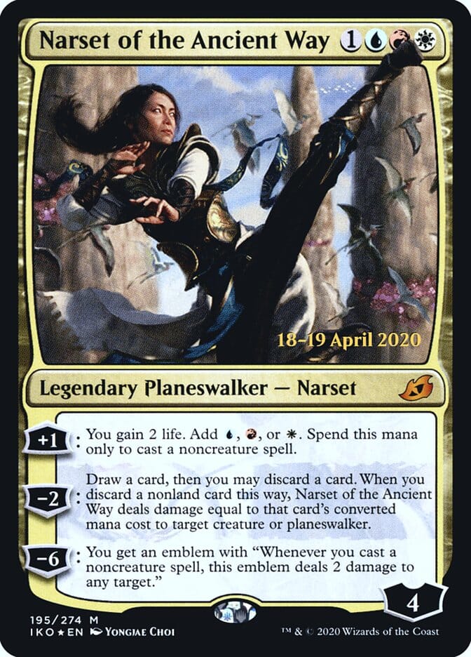 Narset of the Ancient Way [Ikoria: Lair of Behemoths Prerelease Promos] MTG Single Magic: The Gathering  | Multizone: Comics And Games