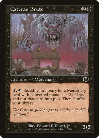 Cateran Brute [Mercadian Masques] MTG Single Magic: The Gathering  | Multizone: Comics And Games