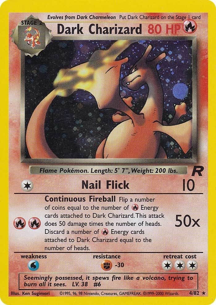 Dark Charizard (4/82) [Team Rocket Unlimited] Pokemon Single Pokémon  | Multizone: Comics And Games