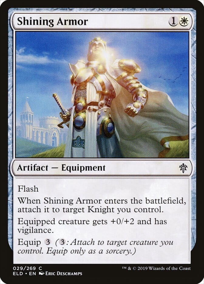 Shining Armor [Throne of Eldraine] MTG Single Magic: The Gathering  | Multizone: Comics And Games