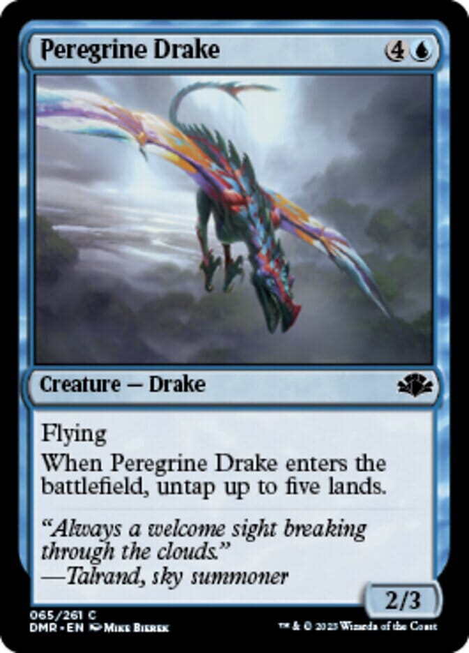 Peregrine Drake [Dominaria Remastered] MTG Single Magic: The Gathering  | Multizone: Comics And Games