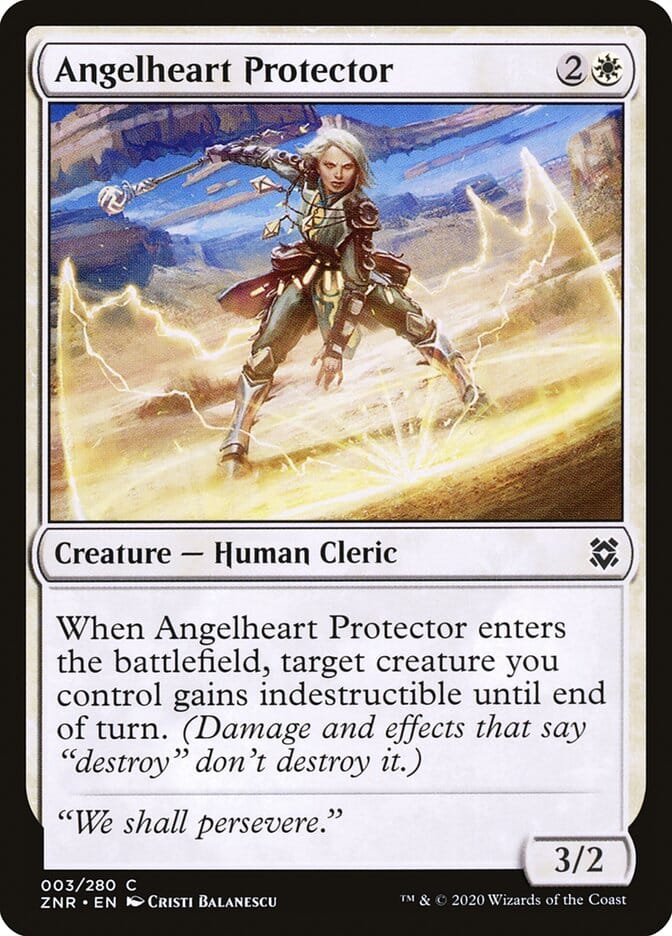 Angelheart Protector [Zendikar Rising] MTG Single Magic: The Gathering  | Multizone: Comics And Games