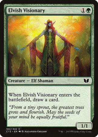 Elvish Visionary [Commander 2015] MTG Single Magic: The Gathering  | Multizone: Comics And Games