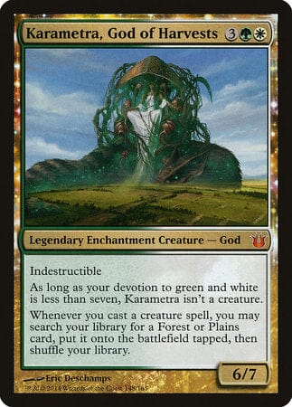 Karametra, God of Harvests [Born of the Gods] MTG Single Magic: The Gathering  | Multizone: Comics And Games