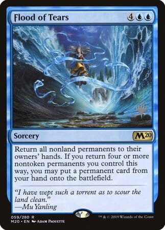 Flood of Tears [Core Set 2020 Promos] MTG Single Magic: The Gathering  | Multizone: Comics And Games