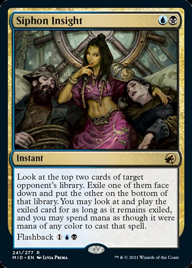 Siphon Insight [Innistrad: Midnight Hunt] MTG Single Magic: The Gathering  | Multizone: Comics And Games