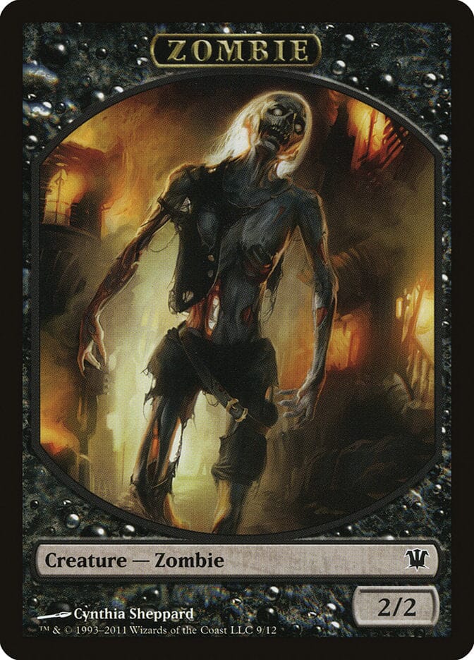 Zombie (9/12) [Innistrad Tokens] MTG Single Magic: The Gathering  | Multizone: Comics And Games