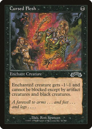 Cursed Flesh [Exodus] MTG Single Magic: The Gathering  | Multizone: Comics And Games