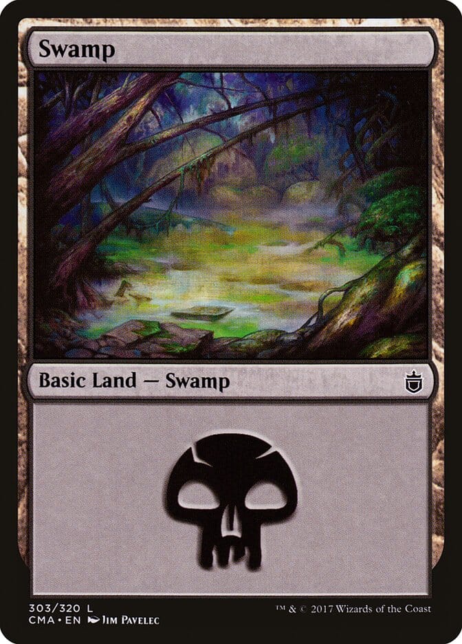Swamp (303) [Commander Anthology] MTG Single Magic: The Gathering  | Multizone: Comics And Games