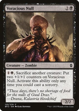 Voracious Null [Battle for Zendikar] MTG Single Magic: The Gathering  | Multizone: Comics And Games