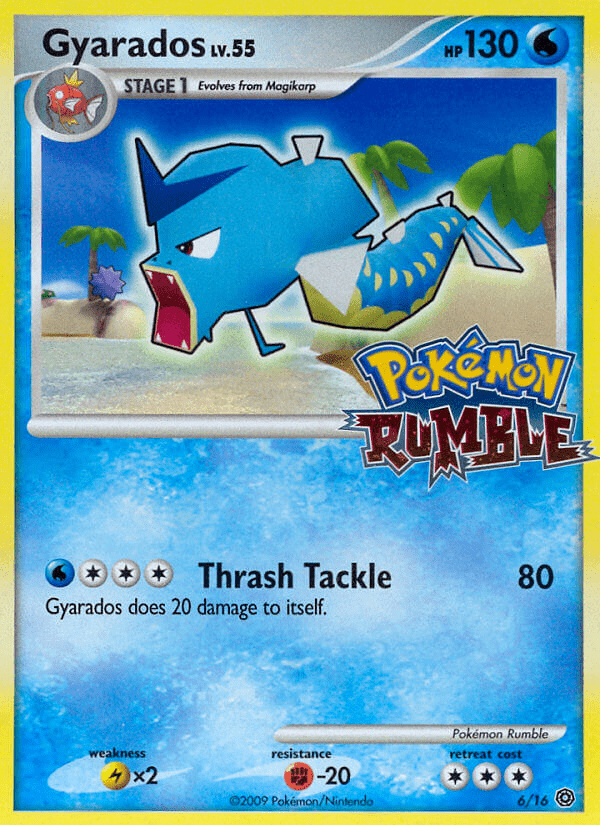 Gyarados (6/16) [Pokémon Rumble] Pokemon Single Pokémon  | Multizone: Comics And Games