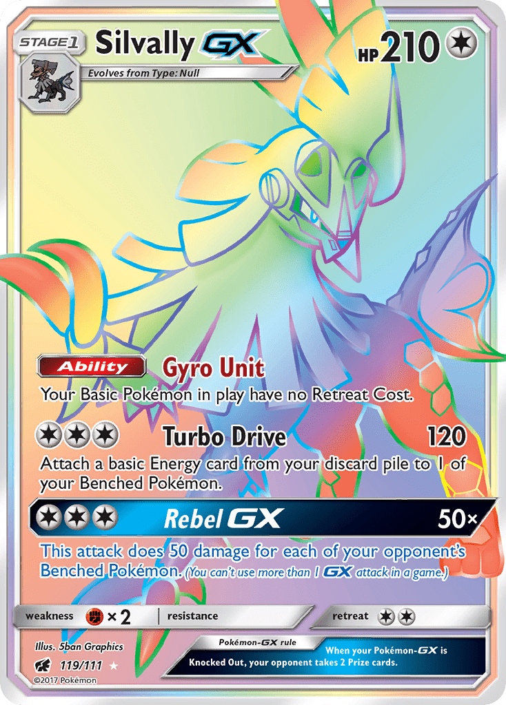 Silvally GX (119/111) [Sun & Moon: Crimson Invasion] Pokemon Single Pokémon  | Multizone: Comics And Games