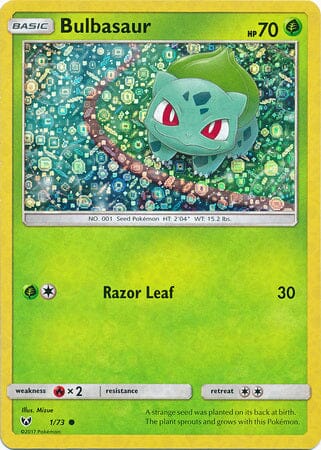 Bulbasaur (1/73) (General Mills Promo) [Sun & Moon: Shining Legends] Pokemon Single Pokémon  | Multizone: Comics And Games