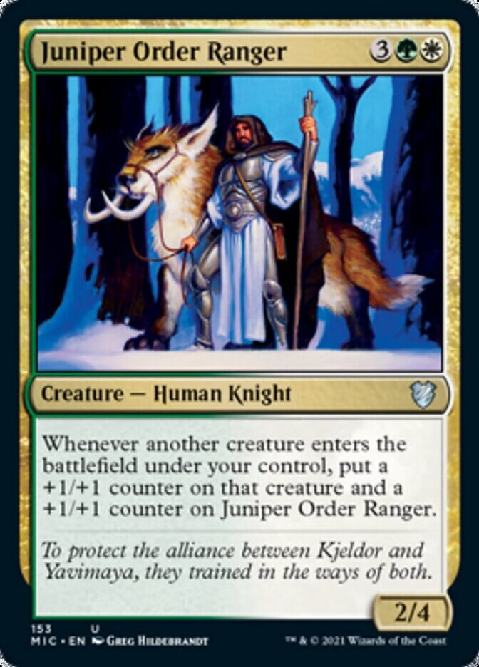 Juniper Order Ranger [Innistrad: Midnight Hunt Commander] MTG Single Magic: The Gathering  | Multizone: Comics And Games