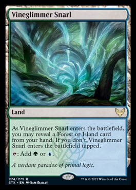 Vineglimmer Snarl [Strixhaven: School of Mages] MTG Single Magic: The Gathering  | Multizone: Comics And Games