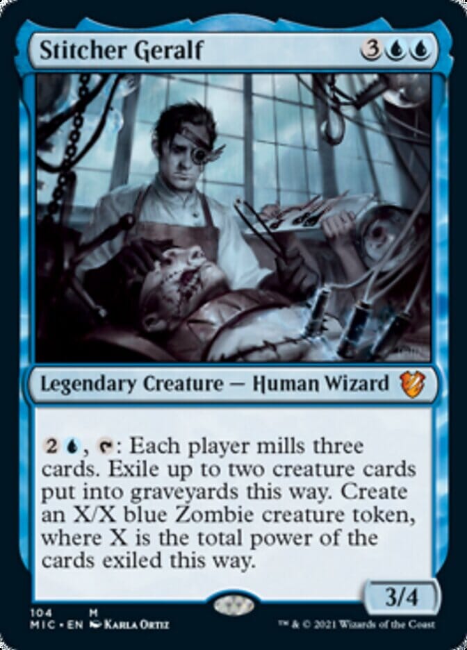 Stitcher Geralf [Innistrad: Midnight Hunt Commander] MTG Single Magic: The Gathering  | Multizone: Comics And Games