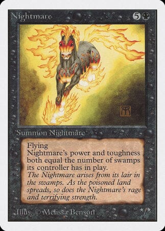 Nightmare [Unlimited Edition] MTG Single Magic: The Gathering  | Multizone: Comics And Games